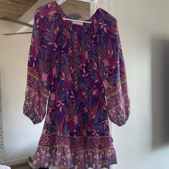 SPELL & THE GYSPSY - BIANCA LONG SLEEVE PLAYDRESS / MINI DRESS - Picture 2 of 5